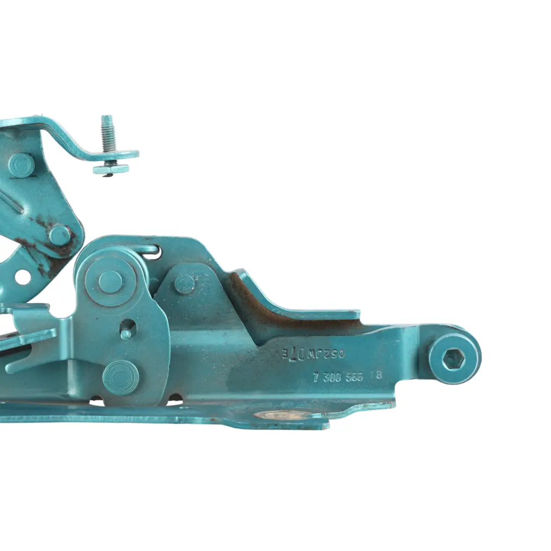 Hood Bonnet Hinge Right O/S Caribbean Aqua - C2E to Mini F55 F56 F57 Engine with Part number 7370302 Mini F55 F56 F57 Engine Hood Bonnet Hinge Right O/S Caribbean Aqua - C2E - SKU 7370302-CARR - Part number 7370302