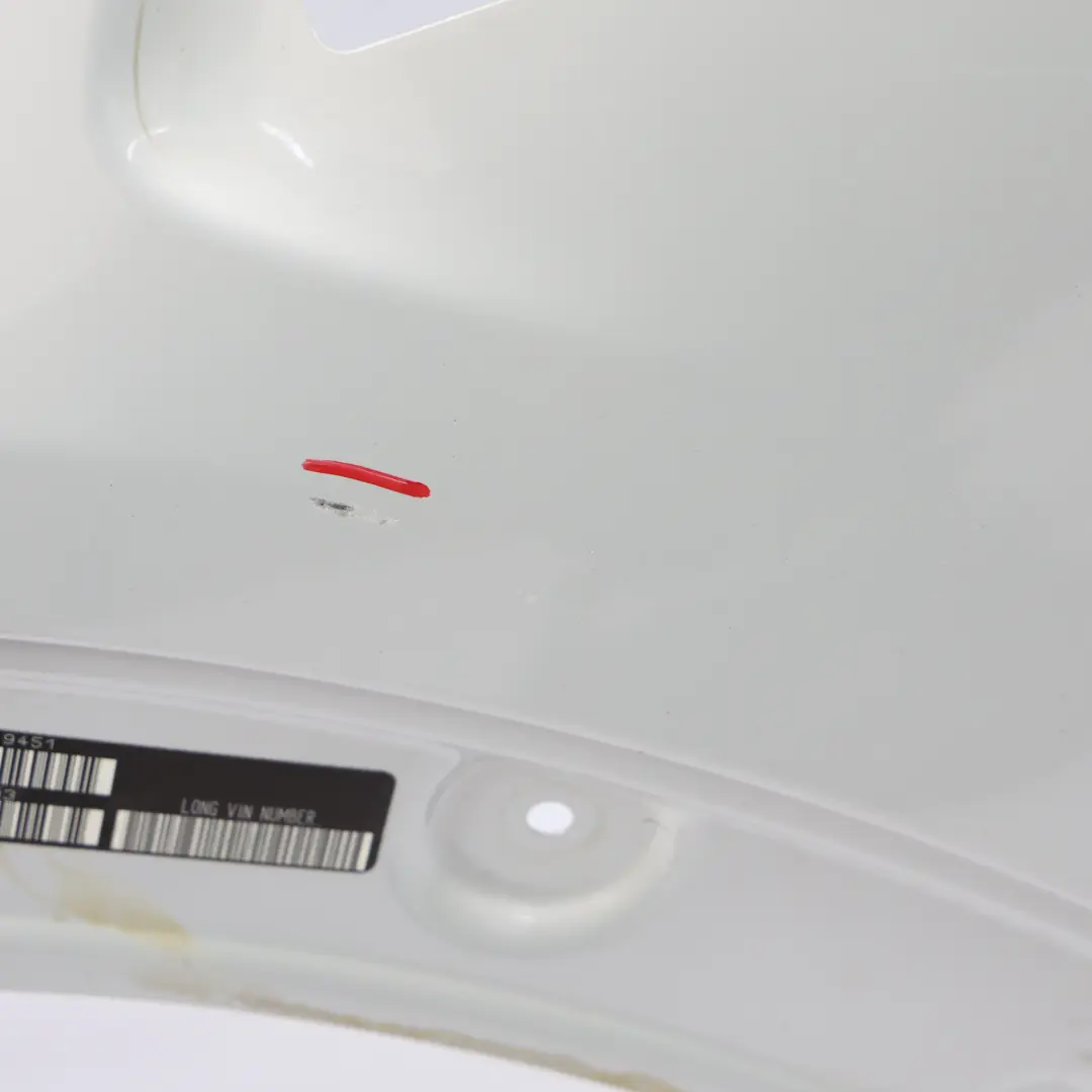 Mini F55 F56 Frente Izquierda Lado Guardabarros White Silver Metallic - A62 - SKU 7374521-WS - Número de pieza 7374521