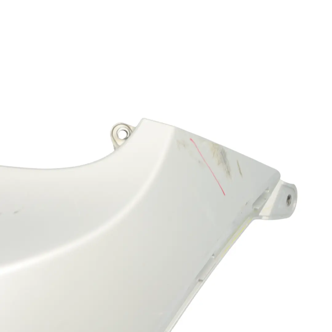 Mini F56 F57 Heck Stoßstange JCW Verkleidung Abdeckung Weiß Silber Metallic A62 - SKU 7382173-WS - Teilenummer 7382173