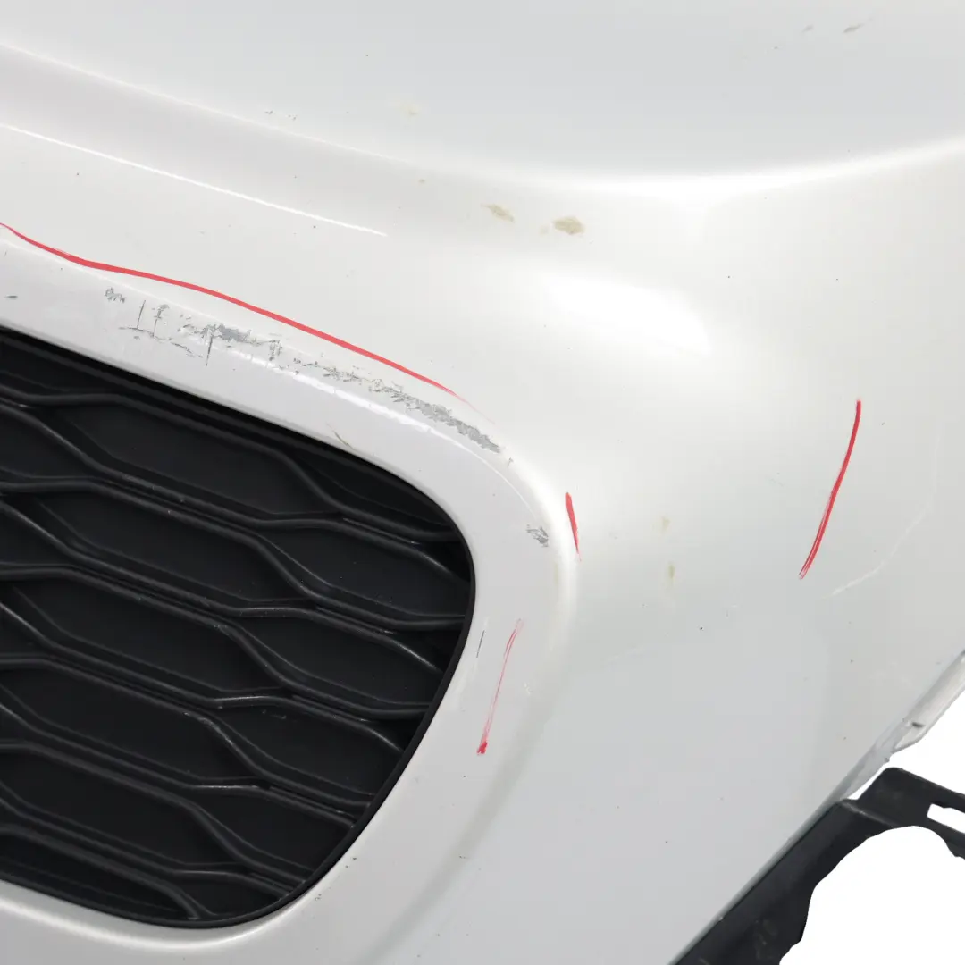 Mini F56 F57 Heck Stoßstange JCW Verkleidung Abdeckung Weiß Silber Metallic A62 - SKU 7382173-WS - Teilenummer 7382173