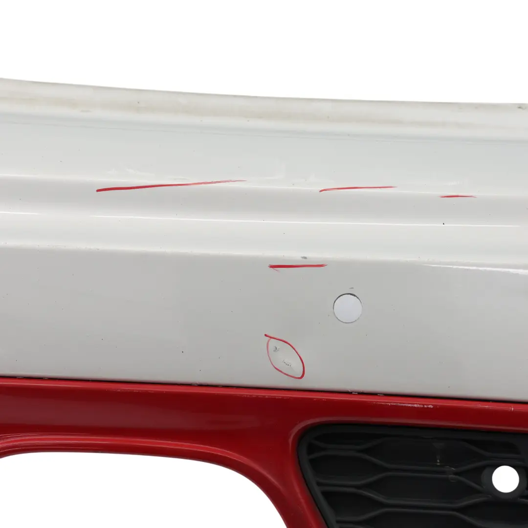 Mini F56 F57 Panel Cubierta Parachoques Trasero JCW Blanco Plata A62 - SKU 7382173-WS - Número de pieza 7382173