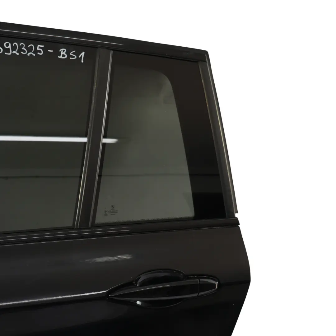BMW F46 Gran Tourer Drzwi Lewe Tylne Black Sapphire Czarny Metalik - 475 - SKU 7392325-BS1 - Numer Części 7392325