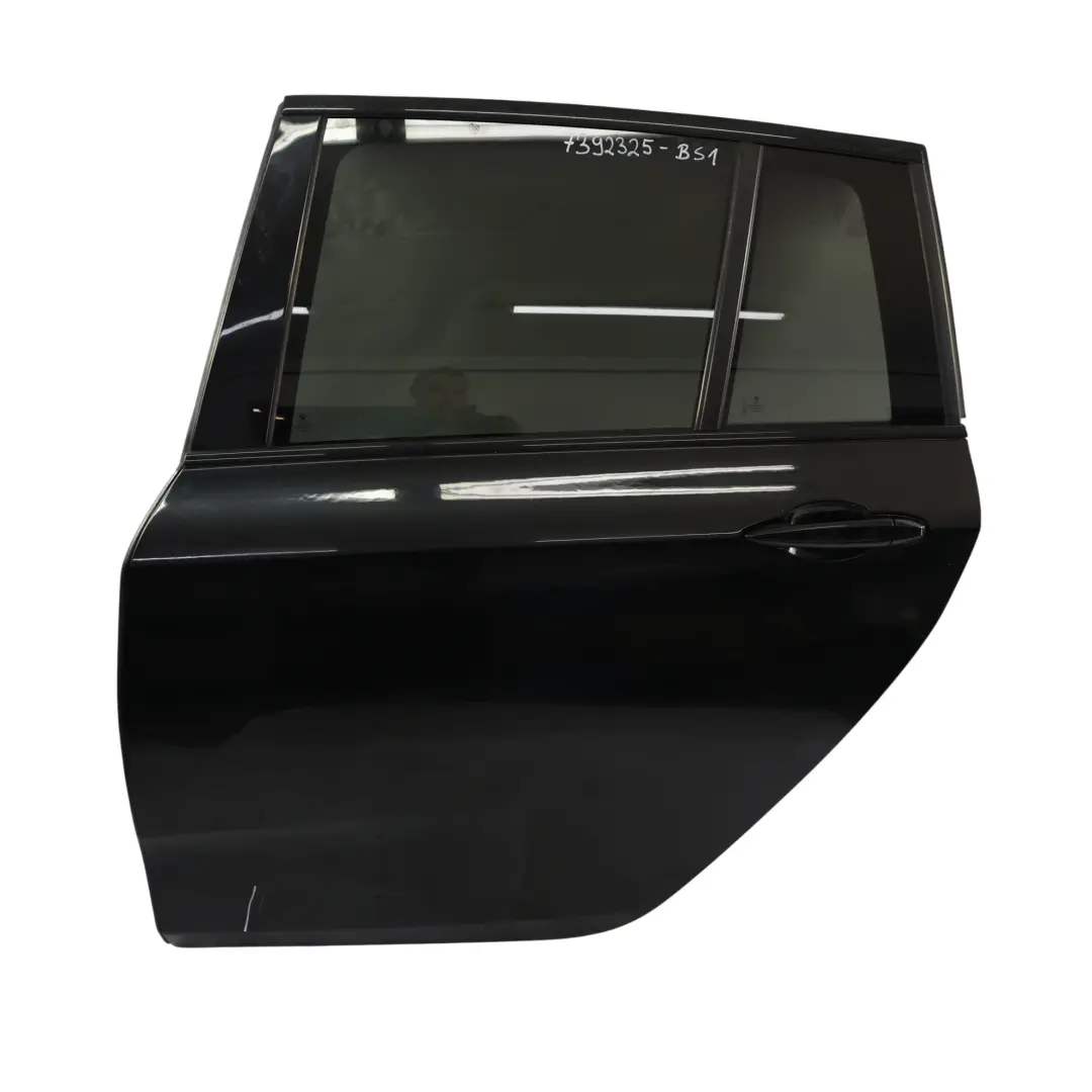 Door Rear Left N/S Black Sapphire Metallic - 475 to BMW F46 Gran Tourer with Part number 7392325 BMW F46 Gran Tourer Door Rear Left N/S Black Sapphire Metallic - 475 - SKU 7392325-BS1 - Part number 7392325