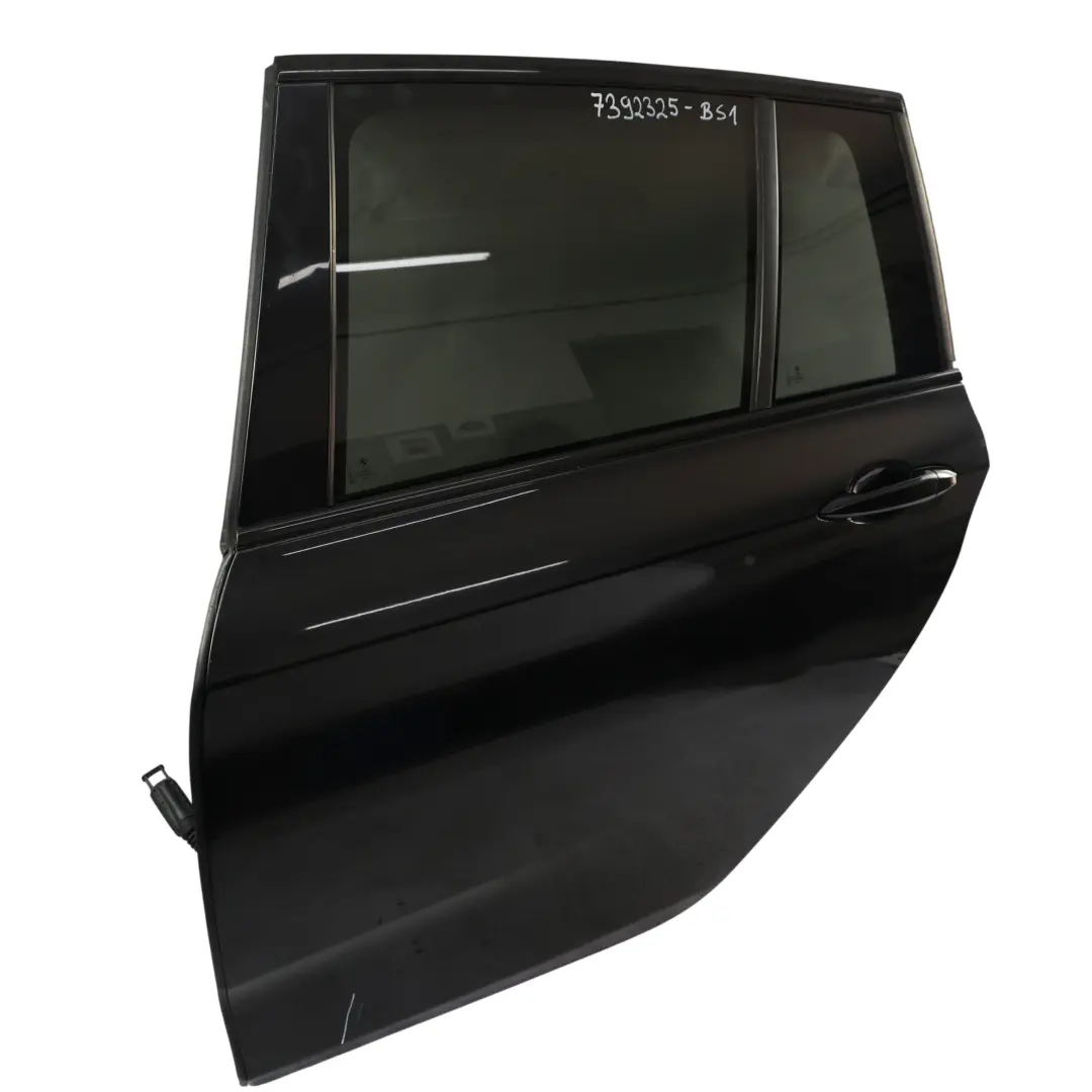 Door Rear Left N/S Black Sapphire Metallic - 475 to BMW F46 Gran Tourer with Part number 7392325 BMW F46 Gran Tourer Door Rear Left N/S Black Sapphire Metallic - 475 - SKU 7392325-BS1 - Part number 7392325
