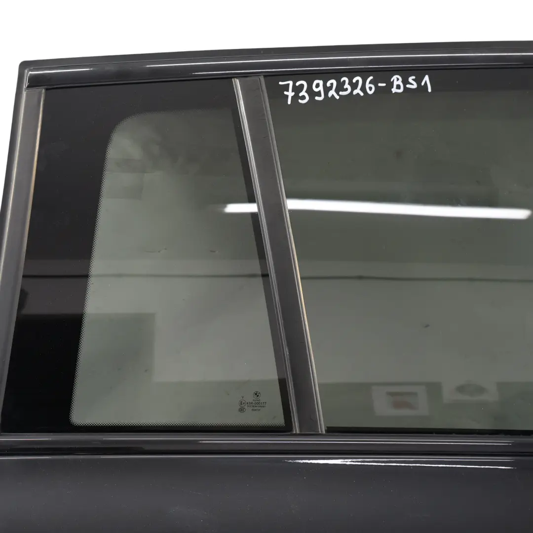 Door Rear Right O/S Black Sapphire Metallic - 475 to BMW F46 Gran Tourer with Part number 7392326 BMW F46 Gran Tourer Door Rear Right O/S Black Sapphire Metallic - 475 - SKU 7392326-BS1 - Part number 7392326