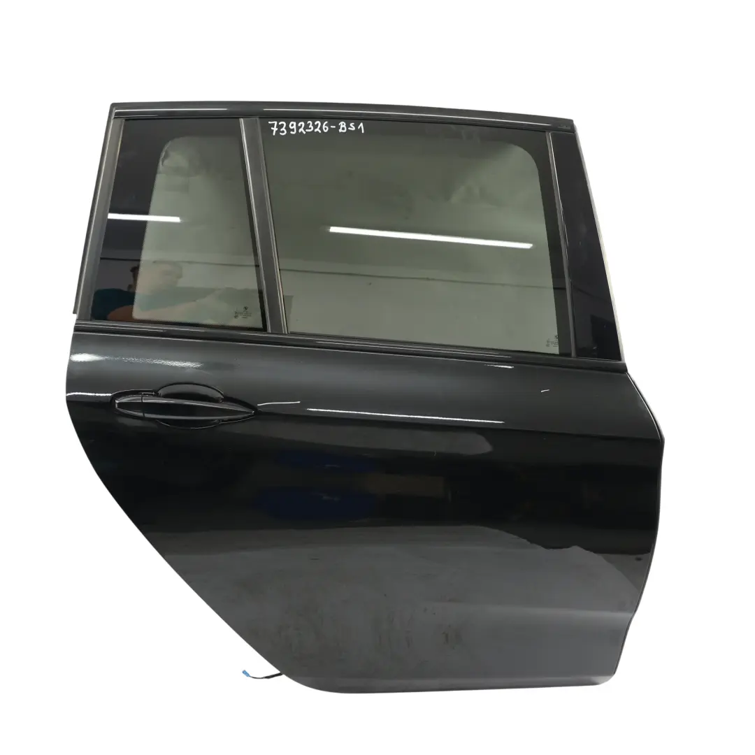 Door Rear Right O/S Black Sapphire Metallic - 475 to BMW F46 Gran Tourer with Part number 7392326 BMW F46 Gran Tourer Door Rear Right O/S Black Sapphire Metallic - 475 - SKU 7392326-BS1 - Part number 7392326