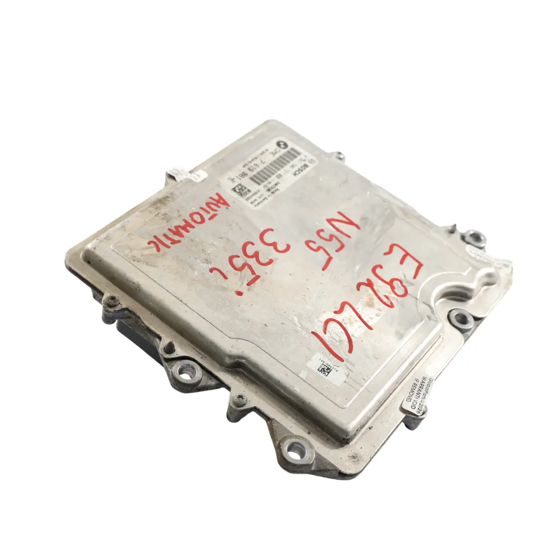 BMW E90 E91 E92 LCI N55 306HP Engine Control Module ECU DME 7629130 Automatic - SKU 7619981 - Part number 7619981