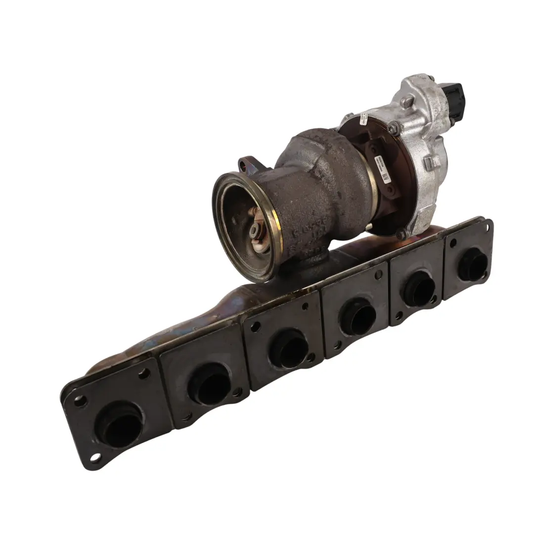 N55 Petrol Turbo Charger Exhaust Manifold to BMW F07 F10 X3 F25 F30 F32 with Part number 7643115 BMW F07 F10 X3 F25 F30 F32 N55 Petrol Turbo Charger Exhaust Manifold - SKU 7643115 - Part number 7643115