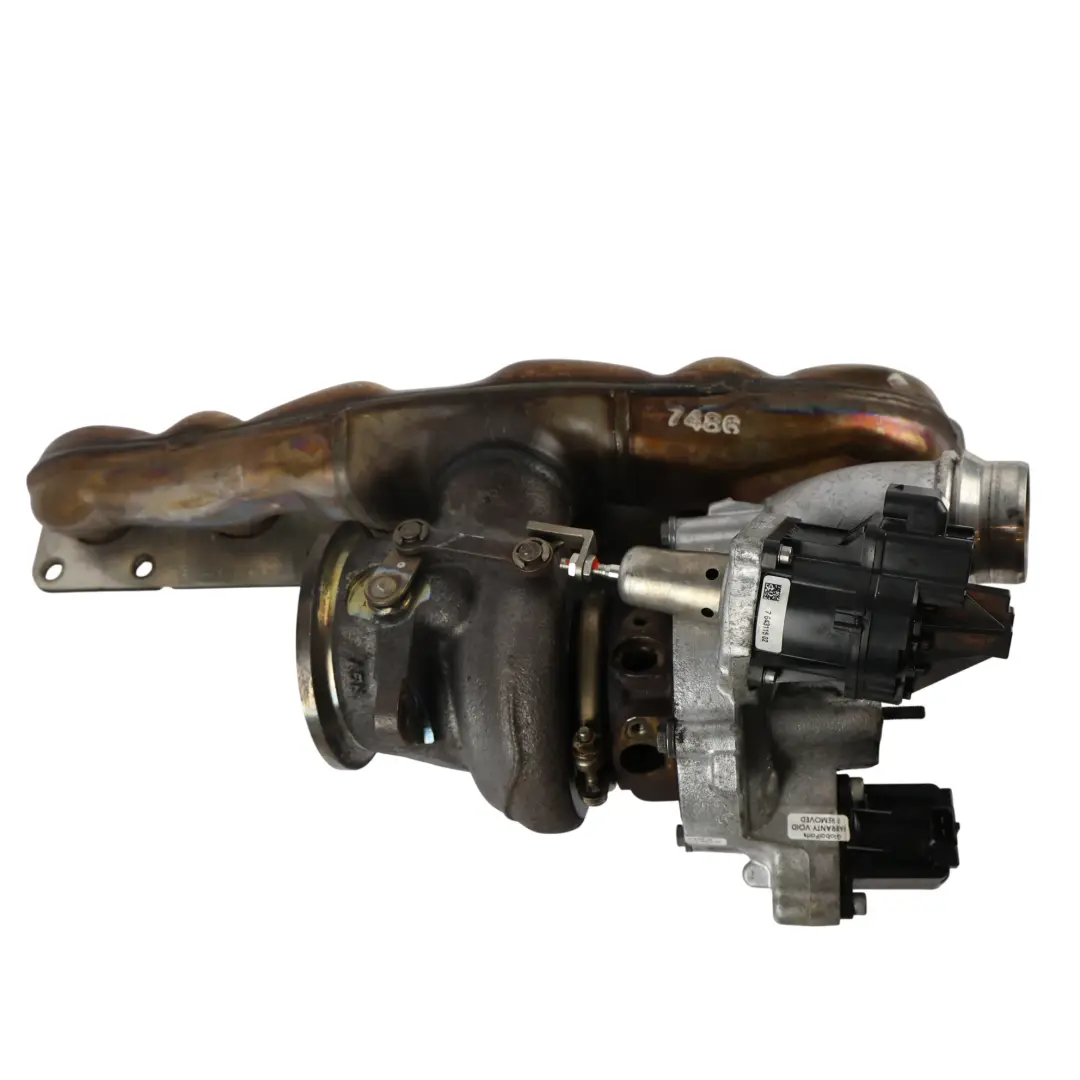 BMW F07 F10 F30 F32 N55 Benzyna Turbosprężarka Kolektor Wydechowy - SKU 7643115 - Numer Części 7643115