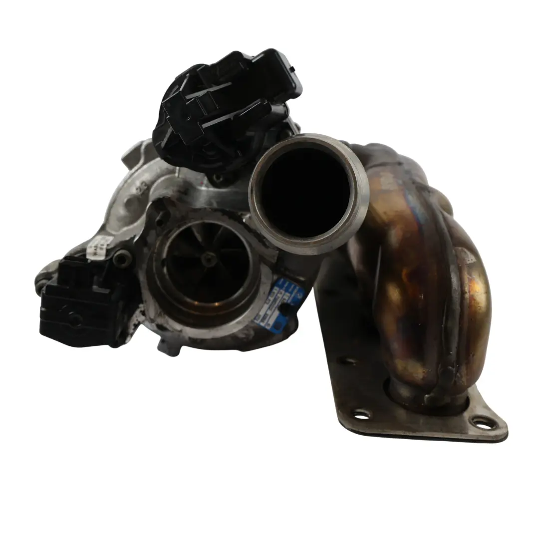 N55 Petrol Turbo Charger Exhaust Manifold to BMW F07 F10 X3 F25 F30 F32 with Part number 7643115 BMW F07 F10 X3 F25 F30 F32 N55 Petrol Turbo Charger Exhaust Manifold - SKU 7643115 - Part number 7643115