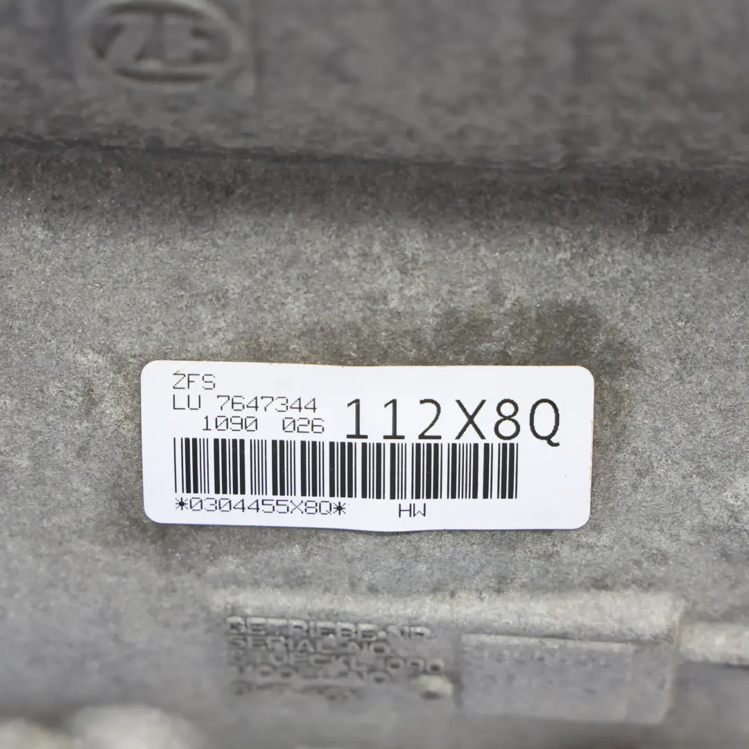 N47N 320dX Automatic Gearbox GA8HP-45Z WARRANTY to BMW X3 F25 F30 F31 with Part number 7647344 BMW X3 F25 F30 F31 N47N 320dX Automatic Gearbox GA8HP-45Z WARRANTY - SKU 7647344 - Part number 7647344