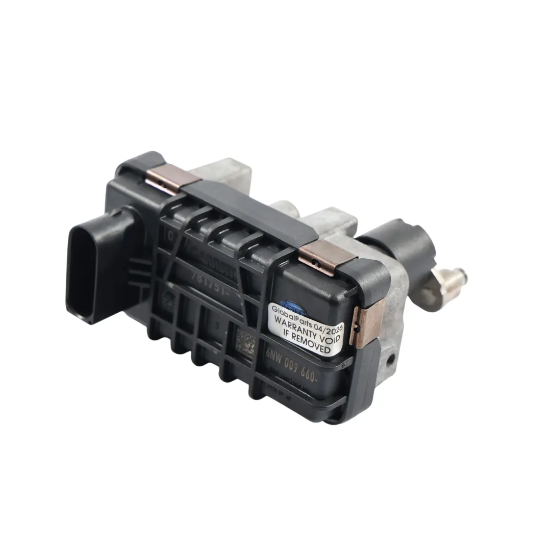 Actionneur Turbo 116d 118d 318d N47 6NW009660 pour BMW E81 E87 E90 E91 LCI à propos du numéro de pièce 7800594 BMW E81 E87 E90 E91 LCI Actionneur Turbo 116d 118d 318d N47 6NW009660 - SKU 7800594-5 - Numéro de pièce 7800594