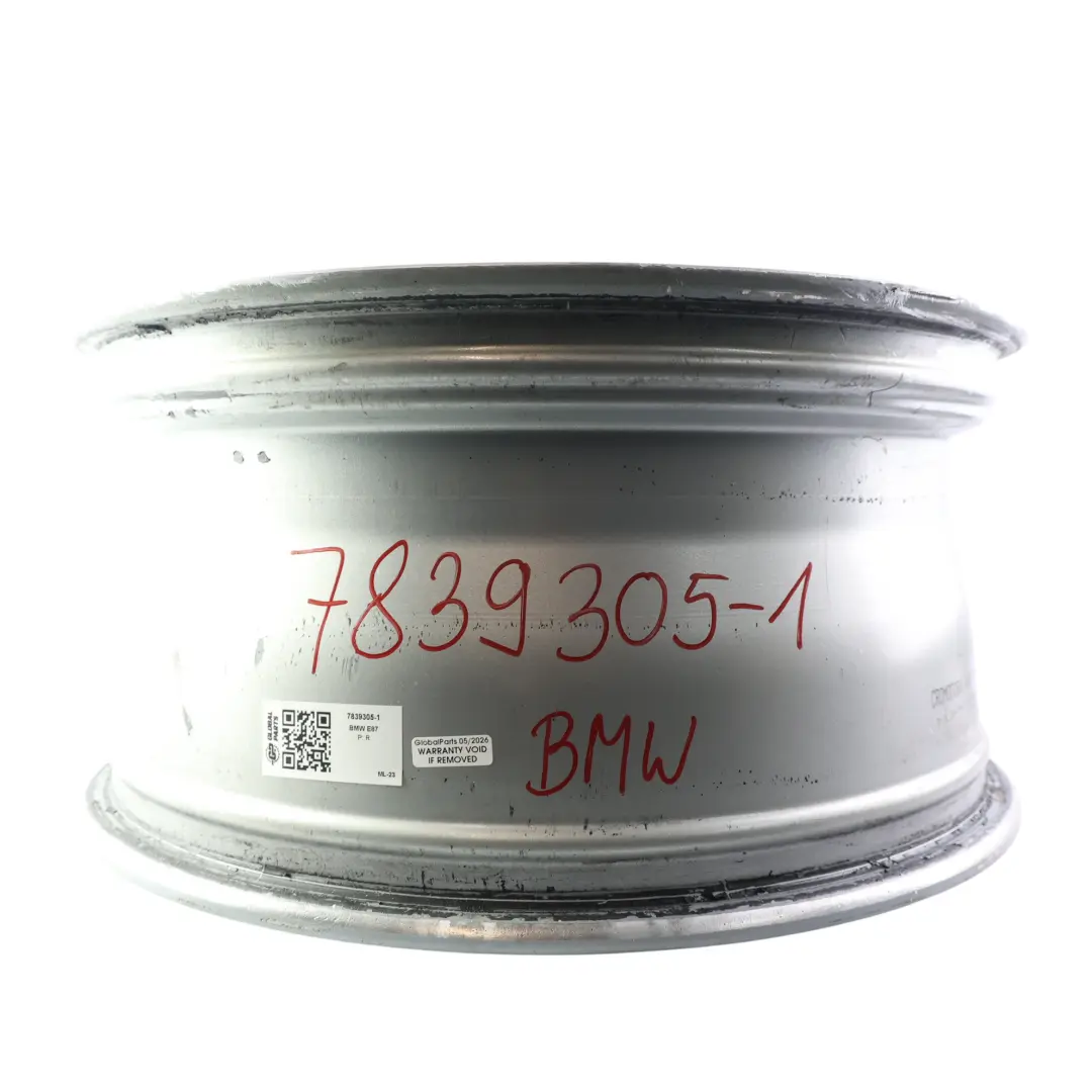Alloy Wheel Rim 18" 8,5J M Double Spoke 208 to BMW 1 Series E81 E87 Rear with Part number 7839305 BMW 1 Series E81 E87 Rear Alloy Wheel Rim 18" 8,5J M Double Spoke 208 - SKU 7839305-1 - Part number 7839305