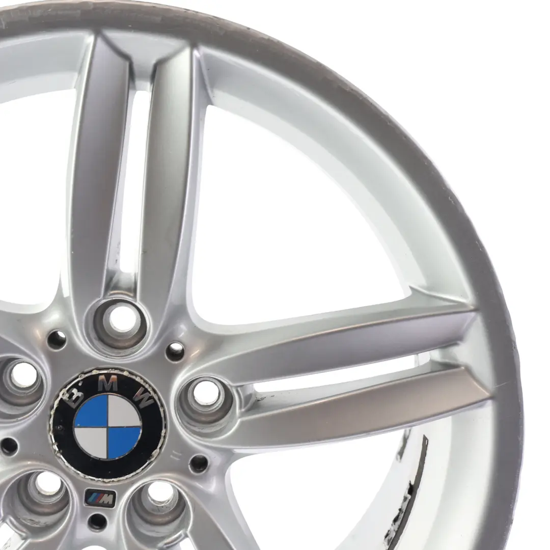 Alloy Wheel Rim 18" 8,5J M Double Spoke 208 to BMW E81 E87 Rear with Part number 7839305 BMW E81 E87 Rear Alloy Wheel Rim 18" 8,5J M Double Spoke 208 - SKU 7839305-2 - Part number 7839305