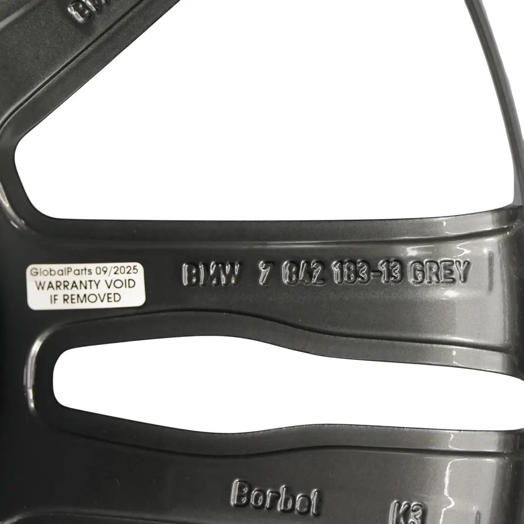 BMW E70 Felga Szara M Double Spoke Przednia 20" 10J ET40 Tylna 11J 7842183 - SKU 7842183-SET1 - Numer Części 7842183-SET1