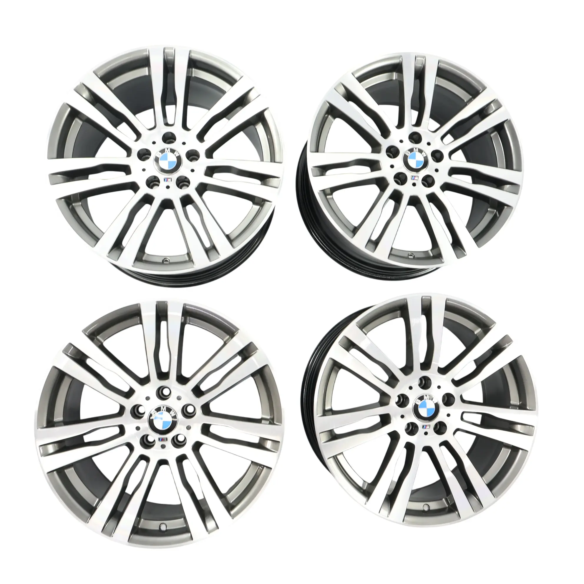 BMW E70 Jante Alliage Grise M Avant 20" 10J ET:40 Arrière 11J 7842183