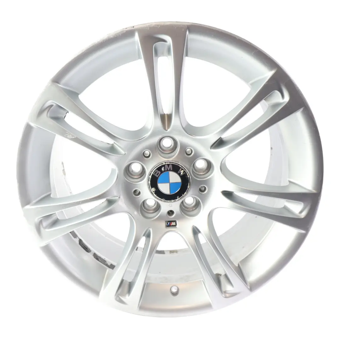 Alloy Rim M Double Spoke 350 8J 18" ET:30 to BMW F10 F11 F12 Silver Wheel with Part number 7842650 BMW F10 F11 F12 Silver Wheel Alloy Rim M Double Spoke 350 8J 18" ET:30 - SKU 7842650-1 - Part number 7842650