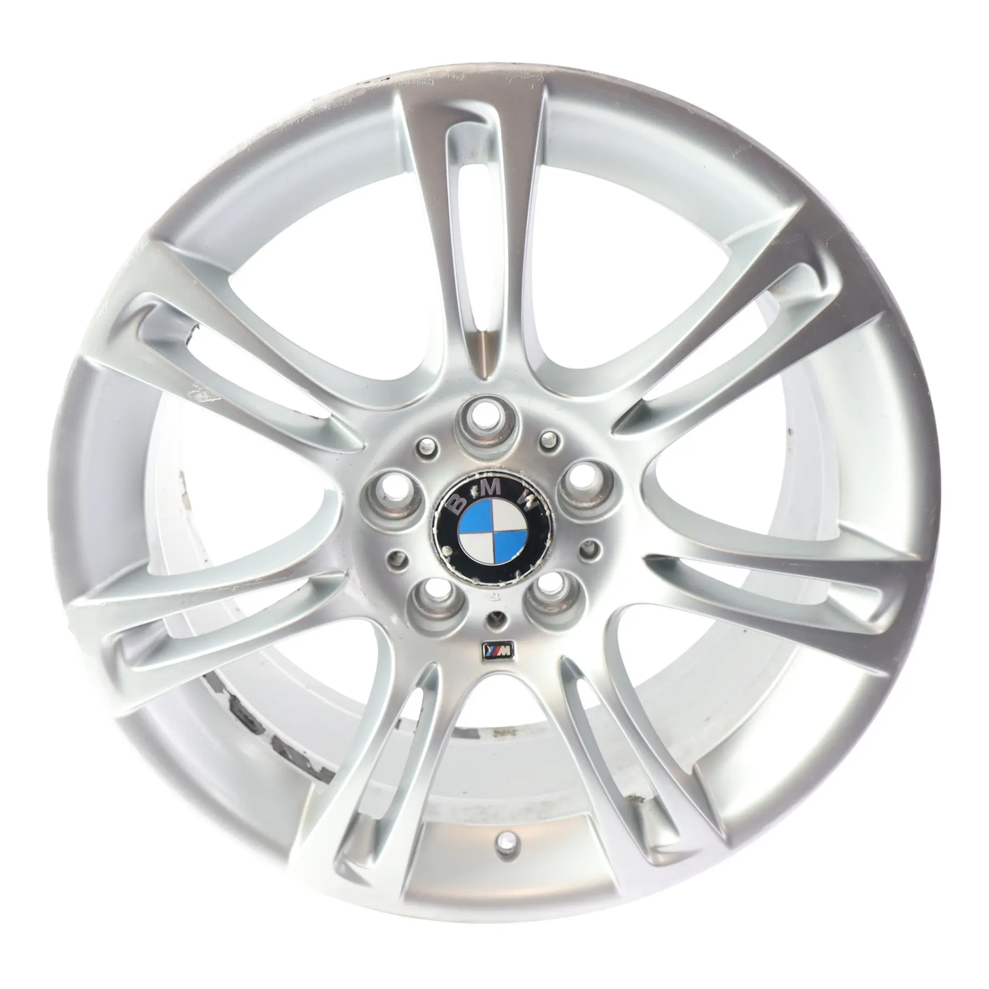 BMW 5 6 F10 F11 F12 Argent Jante Alliage Roue M Rayons Doubles 350 8J 18"