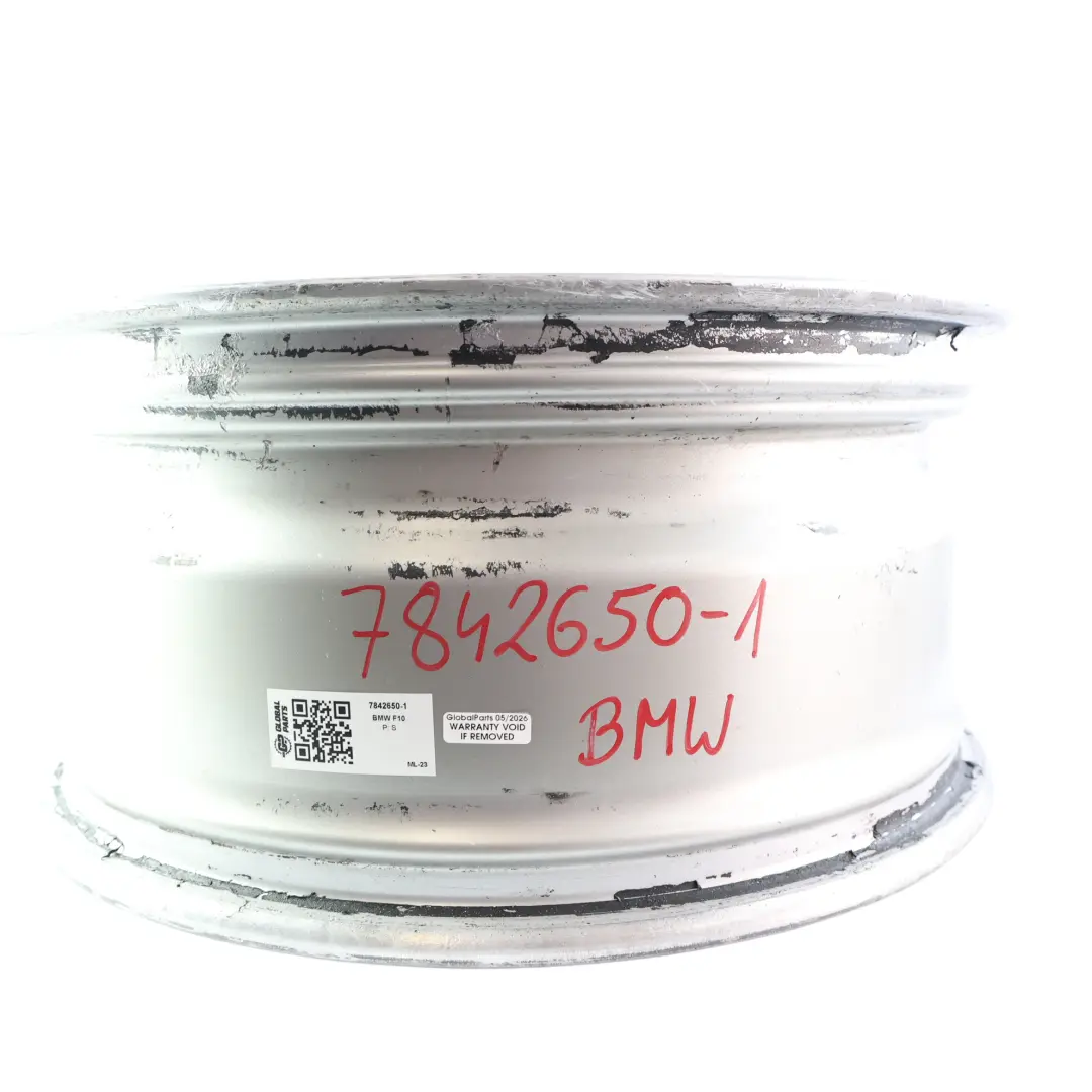 BMW 5 6 F10 F11 F12 Silber Felge Alufelge Rad M Doppelspeiche 350 8J 18" ET:30 - SKU 7842650-1 - Teilenummer 7842650