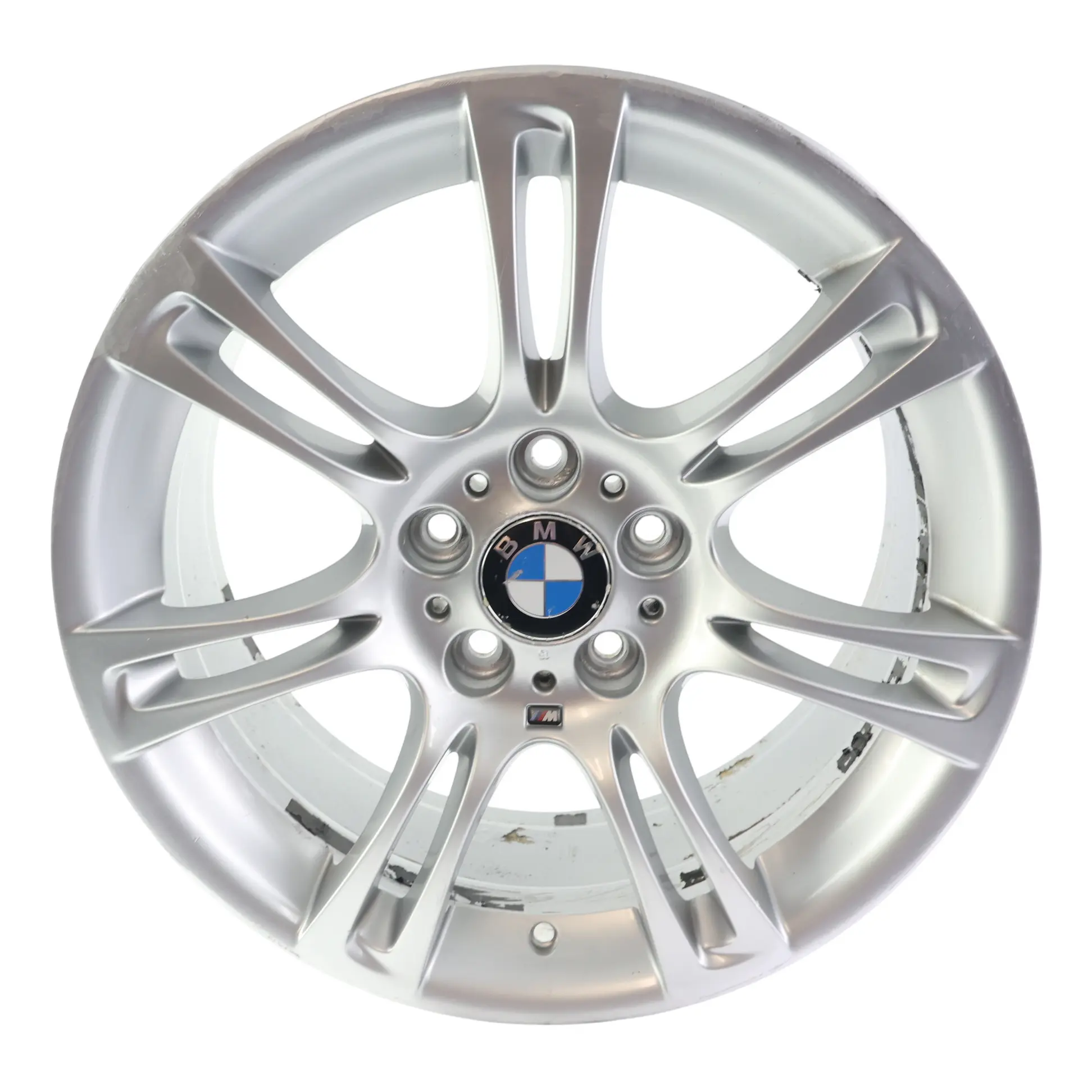 BMW 5 6 F10 F11 F12 Argent Jante Alliage Roue M Rayons Doubles 350 8J 18"
