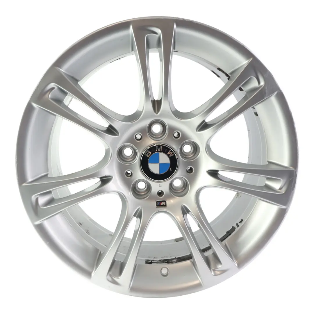 Alloy Rim M Double Spoke 350 8J 18" ET:30 to BMW F10 F11 F12 Silver Wheel with Part number 7842650 BMW F10 F11 F12 Silver Wheel Alloy Rim M Double Spoke 350 8J 18" ET:30 - SKU 7842650-4 - Part number 7842650