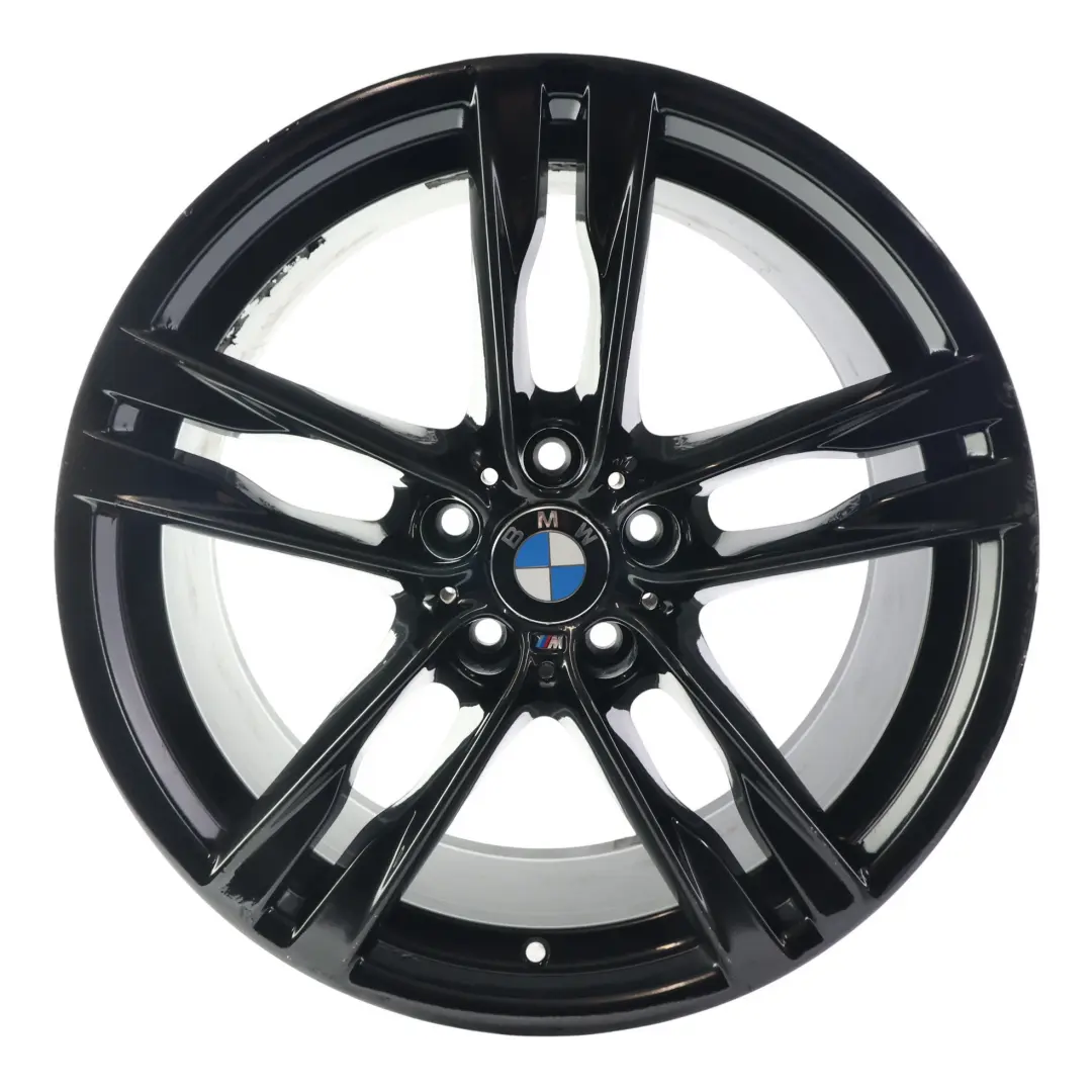 Schwarz Vorderrad Alufelge 20" ET:33 8.5J M Doppelspeiche 373 für BMW F06 mit Teilenummer 7843715 BMW F06 Schwarz Vorderrad Alufelge 20" ET:33 8.5J M Doppelspeiche 373 - SKU 7843715-1 - Teilenummer 7843715
