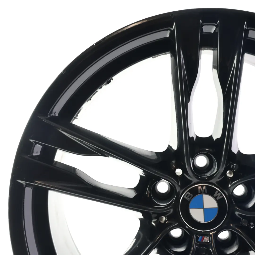 Schwarz Vorderrad Alufelge 20" ET:33 8.5J M Doppelspeiche 373 für BMW F06 mit Teilenummer 7843715 BMW F06 Schwarz Vorderrad Alufelge 20" ET:33 8.5J M Doppelspeiche 373 - SKU 7843715-1 - Teilenummer 7843715