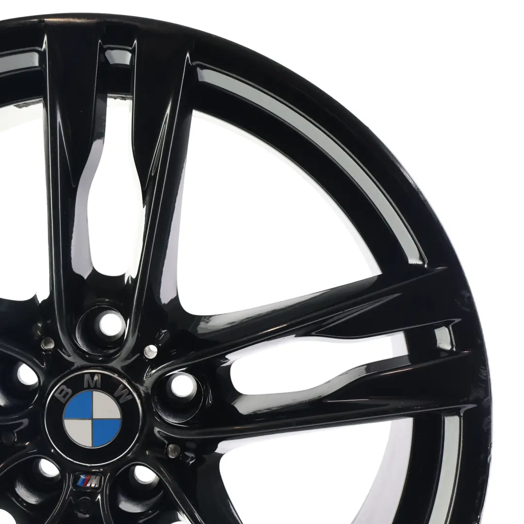 Schwarz Vorderrad Alufelge 20" ET:33 8.5J M Doppelspeiche 373 für BMW F06 mit Teilenummer 7843715 BMW F06 Schwarz Vorderrad Alufelge 20" ET:33 8.5J M Doppelspeiche 373 - SKU 7843715-1 - Teilenummer 7843715