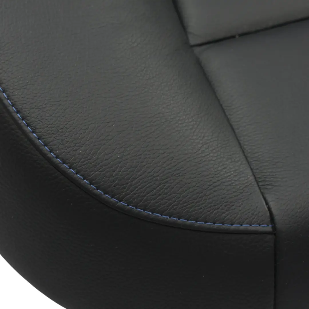 Rear Seat Bench BMW E90 E91 LCI Couch Sofa Leather Dakota Black Contrast Blue - SKU 7843905 - Part number 7843905