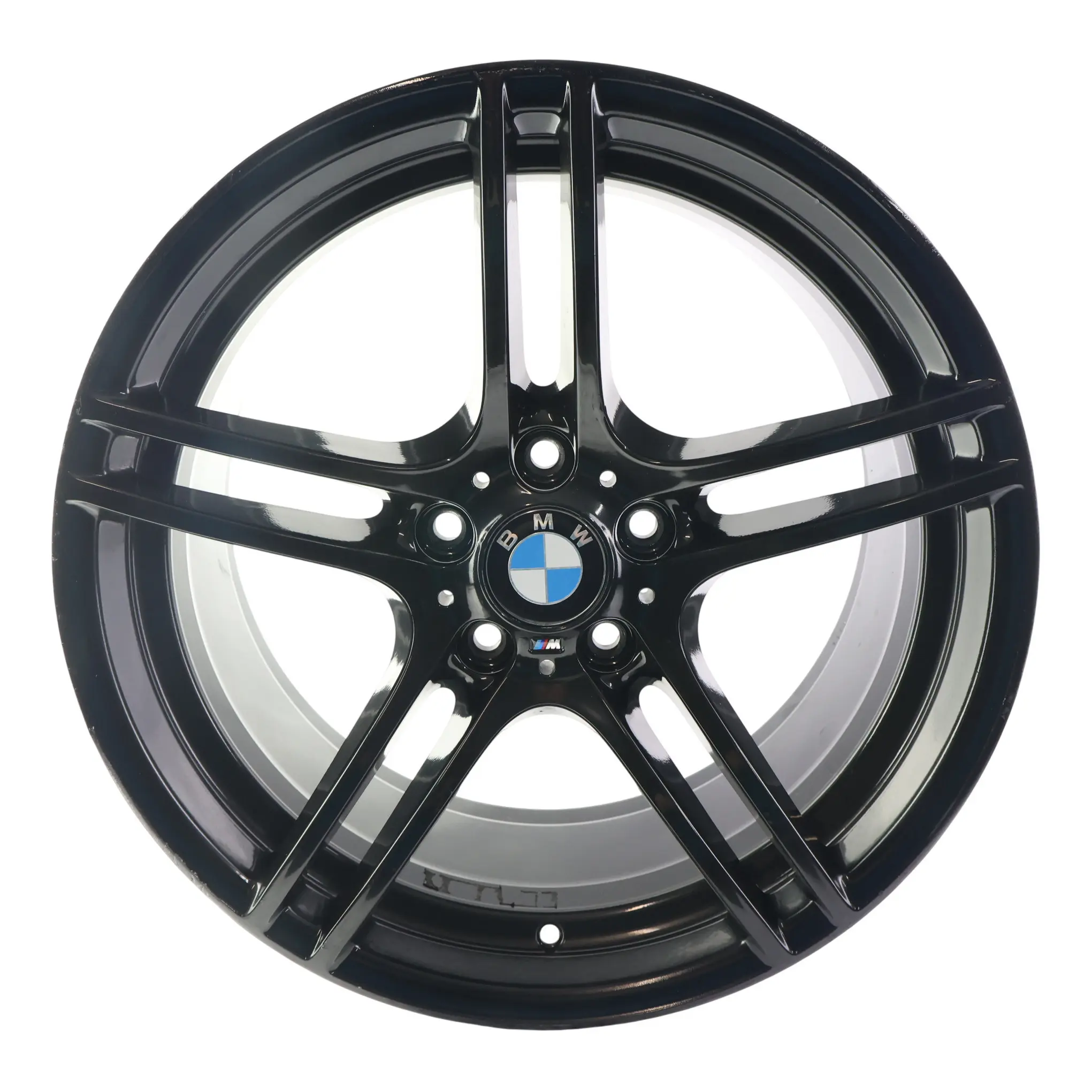 BMW E90 E91 E92 Black Alloy Wheel 19" 9J ET:39 M Double Spoke 313 7844344