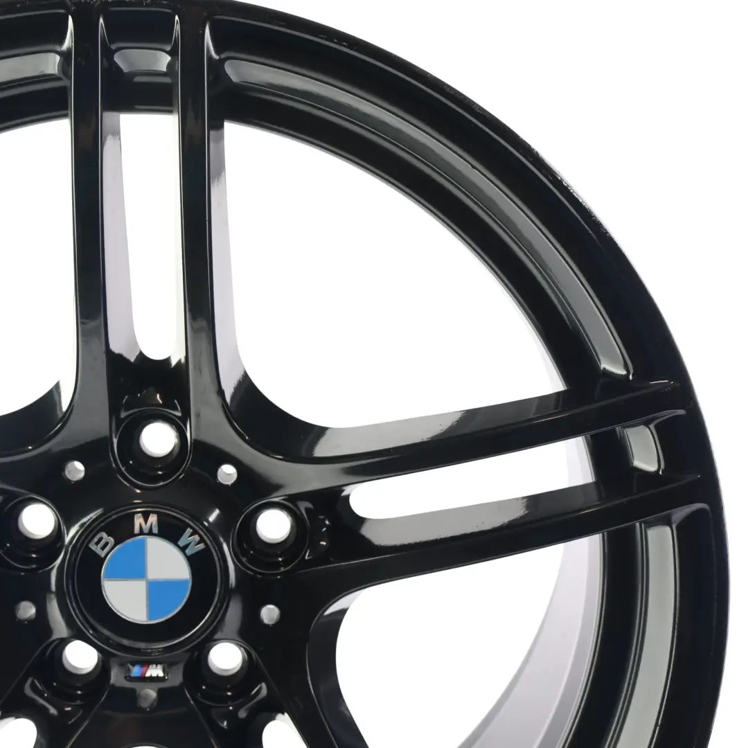 BMW E90 E91 E92 Black Alloy Wheel 19" 9J ET:39 M Double Spoke 313 - SKU 7844344-2 - Part number 7844344