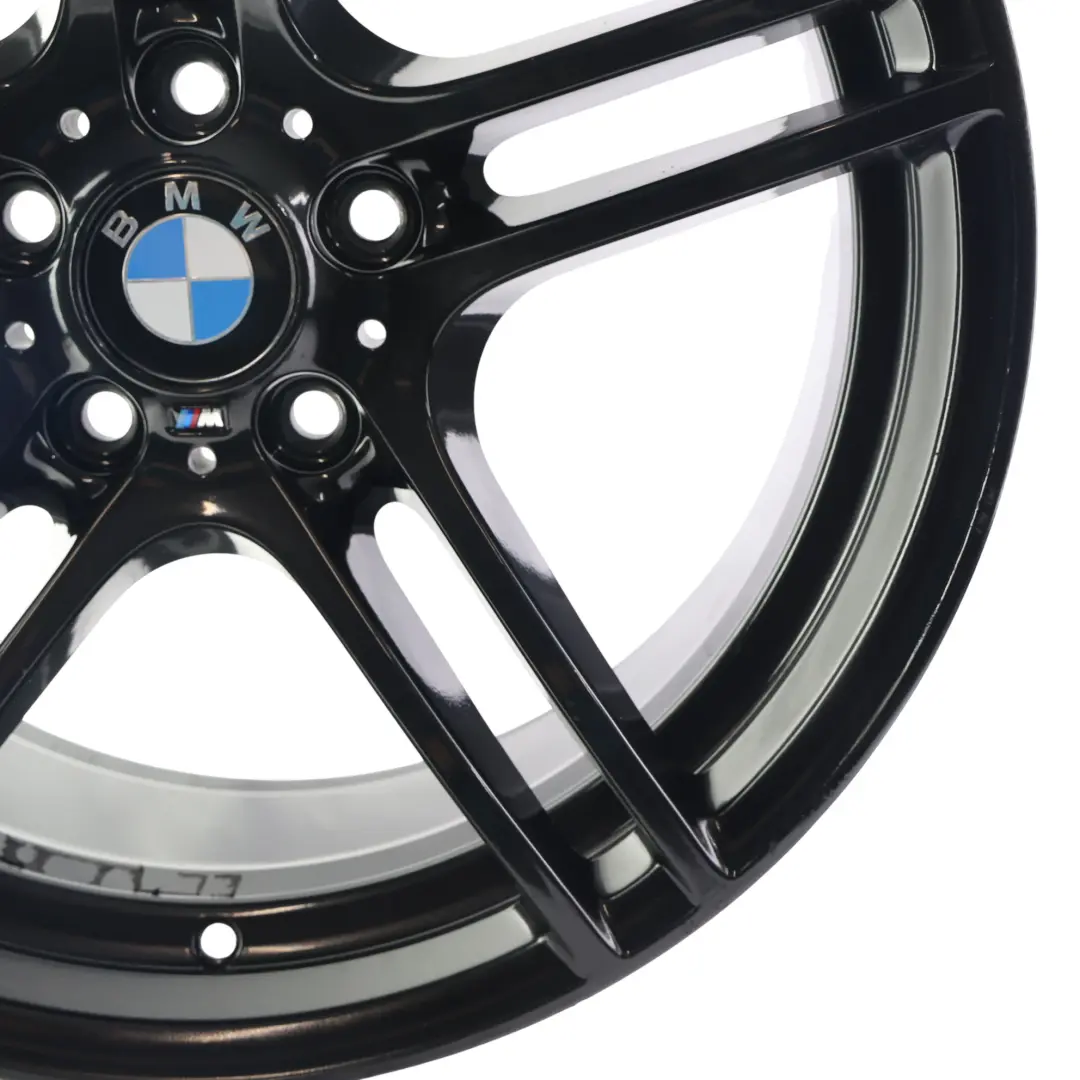 BMW E90 E91 E92 Black Alloy Wheel 19" 9J ET:39 M Double Spoke 313 - SKU 7844344-2 - Part number 7844344