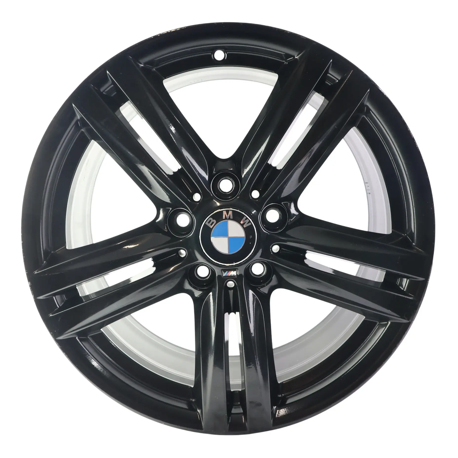 BMW F20 F21 Hinten Schwarz Alufelge 18" ET:52 8J 7845853 M Sternspeiche 386
