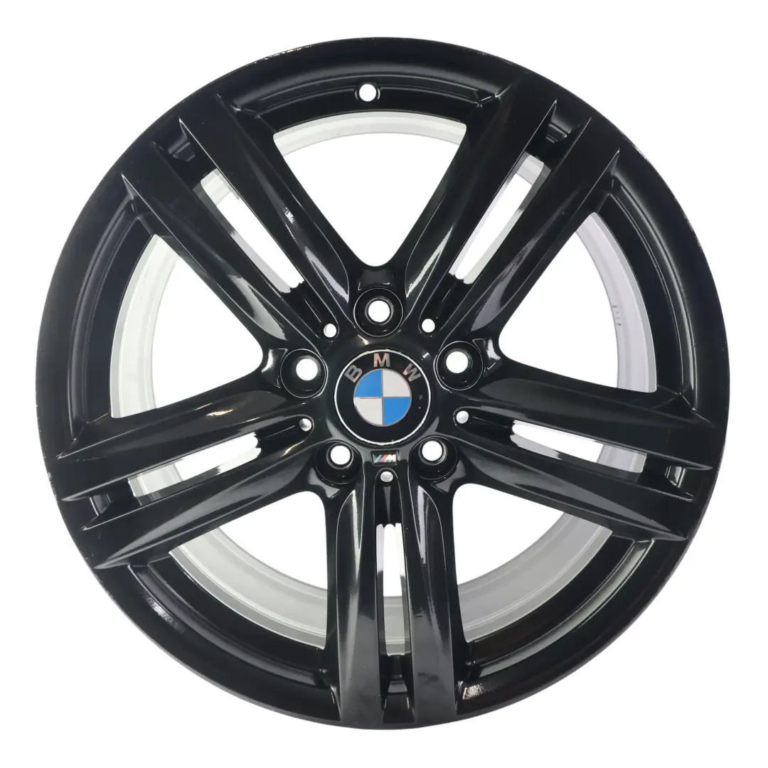 BMW F20 F21 F22 Tylna Czarna Felga Aluminiowa M 18" 8J ET:52 386 - SKU 7845853-5 - Numer Części 7845853