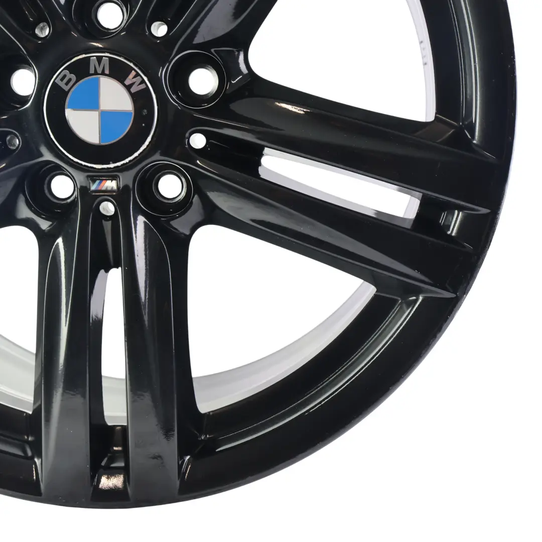 BMW F20 F21 F22 Tylna Czarna Felga Aluminiowa M 18" 8J ET:52 386 - SKU 7845853-5 - Numer Części 7845853