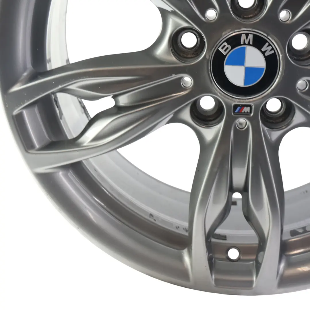 Alloy Rim 18" M Double Spoke 436 ET:52 8J Grey to BMW F20 F21 F22 F23 Wheel with Part number 7845871 BMW F20 F21 F22 F23 Wheel Alloy Rim 18" M Double Spoke 436 ET:52 8J Grey - SKU 7845871-1 - Part number 7845871