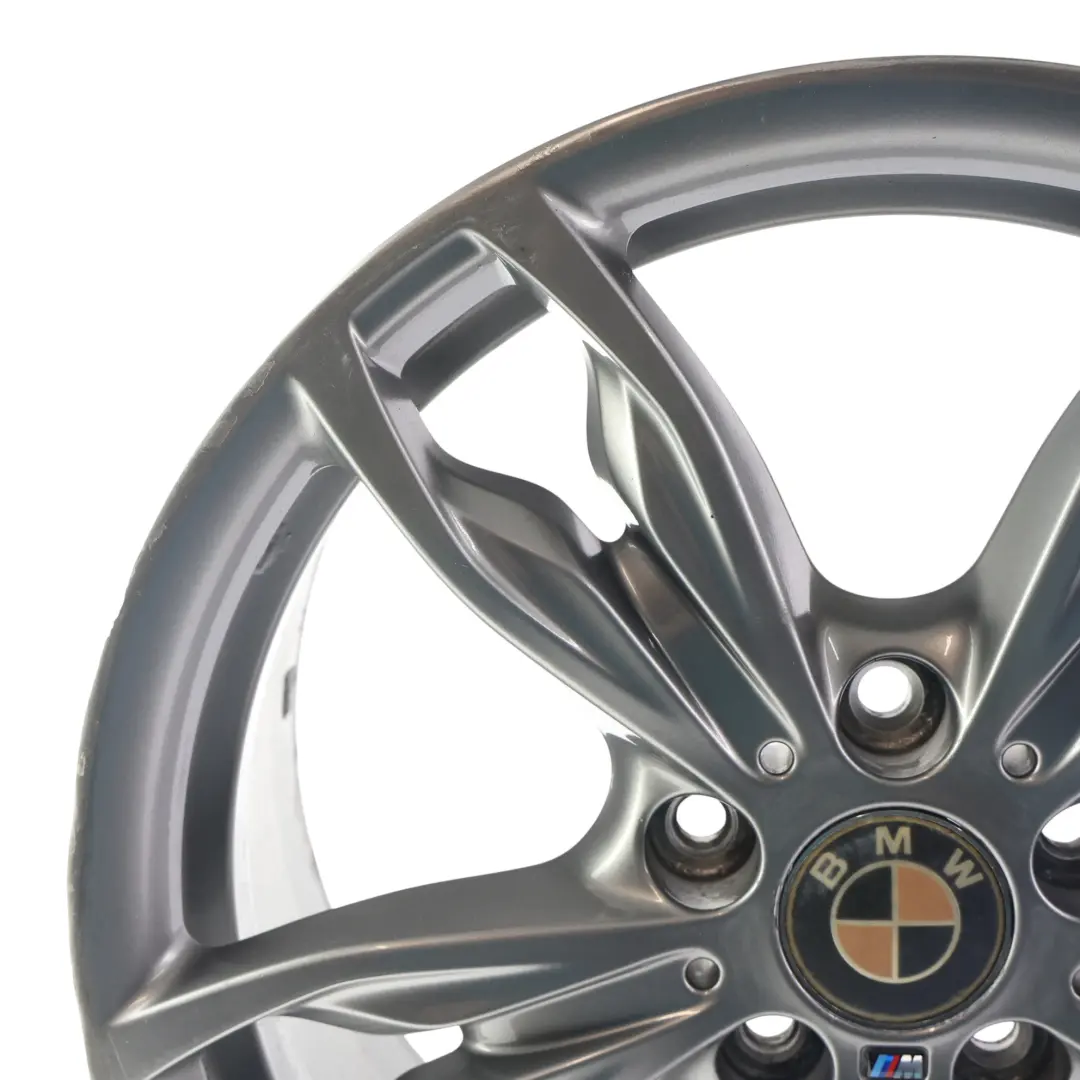 Ferricgrey Wheel Alloy Rim 18" M Double Spoke 436 ET:52 8J to BMW F20 F21 F22 F23 with Part number 7845871 BMW F20 F21 F22 F23 Ferricgrey Wheel Alloy Rim 18" M Double Spoke 436 ET:52 8J - SKU 7845871-2 - Part number 7845871