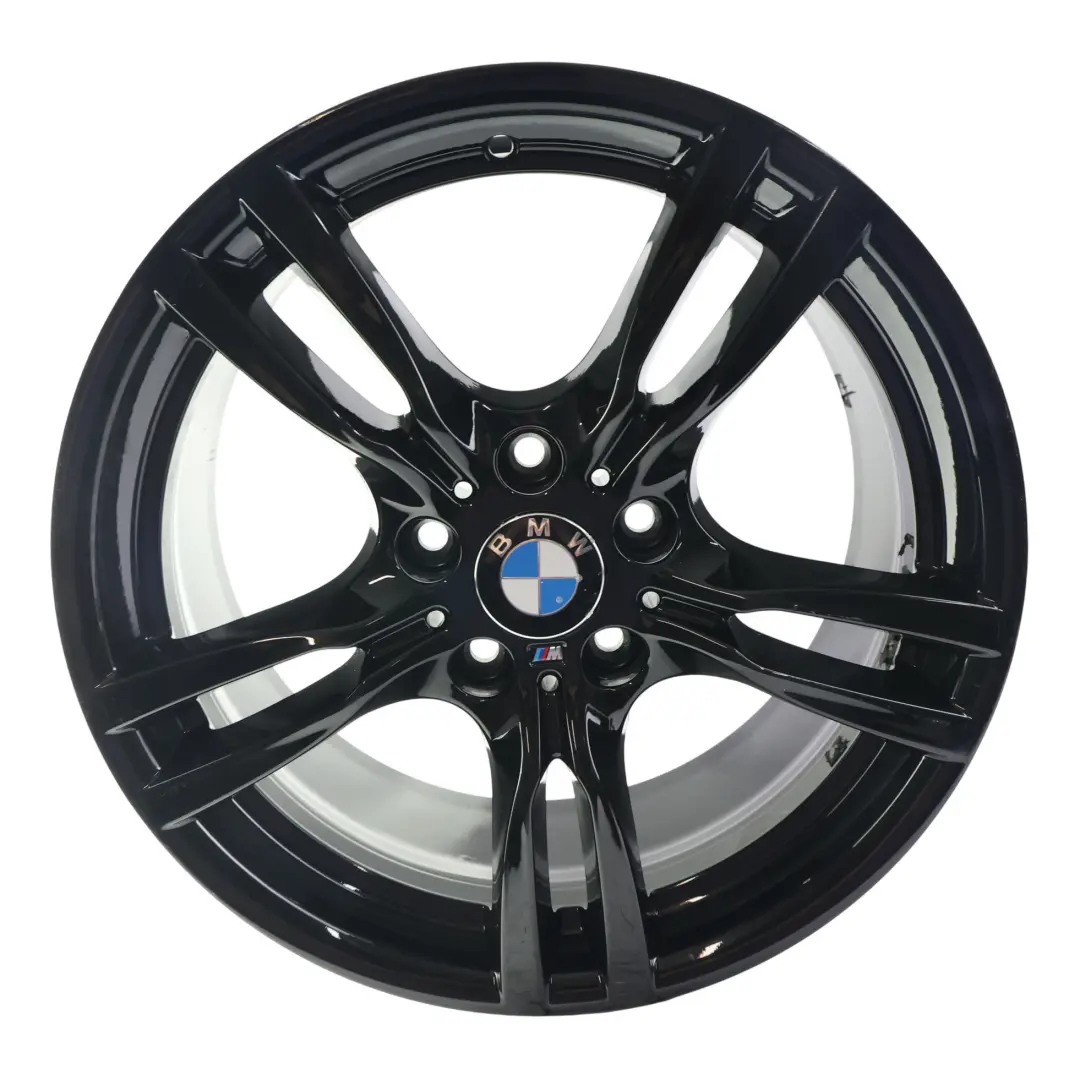 Llanta Aleación Negra Trasera 18" 8,5J ET:47 M Star Spoke 400 para BMW F30 F31 con número de pieza 7845881 BMW F30 F31 Llanta Aleación Negra Trasera 18" 8,5J ET:47 M Star Spoke 400 - SKU 7845881-9 - Número de pieza 7845881