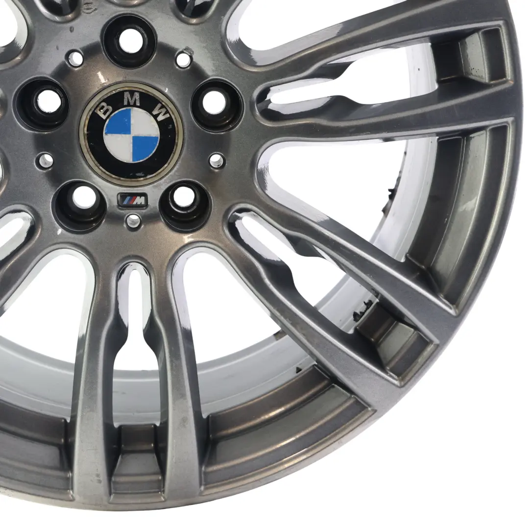BMW F30 F31 Grau Alu Hinterrad Felge 19" ET:47 8,5J M Stern Speiche 403 - SKU 7845883-19 - Teilenummer 7845883