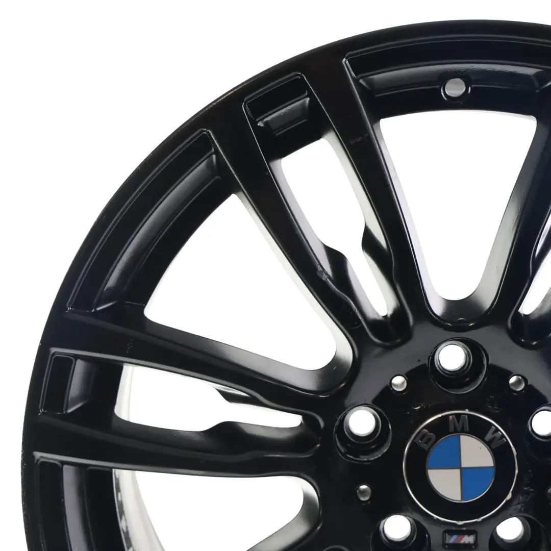 Cerchio Posteriore Lega Nera 19" Et:47 8,5J Star Spoke 403 per BMW F30 F32 con numero di parte 7845883 BMW F30 F32 Cerchio Posteriore Lega Nera 19" Et:47 8,5J Star Spoke 403 - SKU 7845883-6 - Numero di parte 7845883