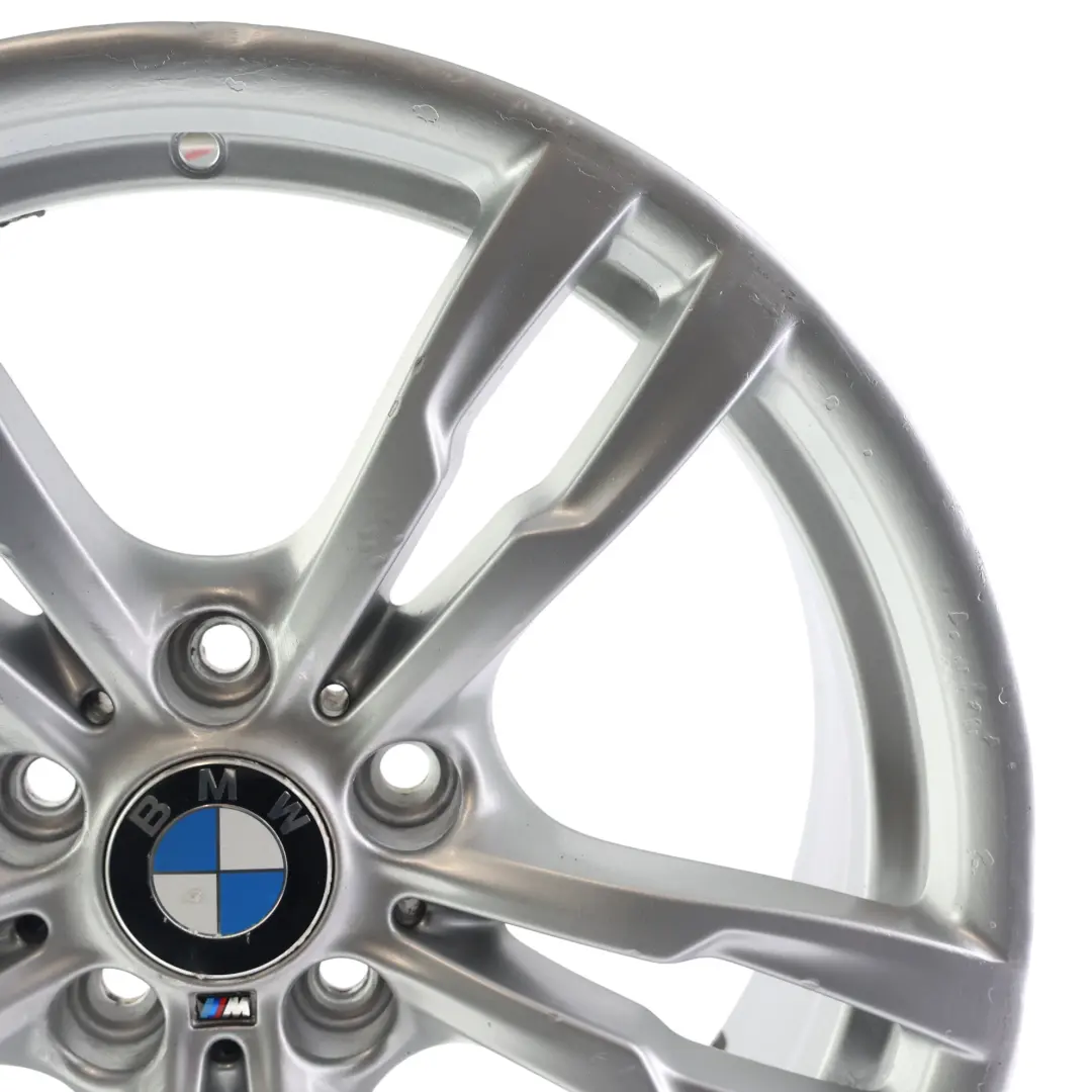 BMW F30 F31 F32 Silberne Leicht Metall Felge 18" 8J ET:34 - SKU 7846778-1 - Teilenummer 7846778