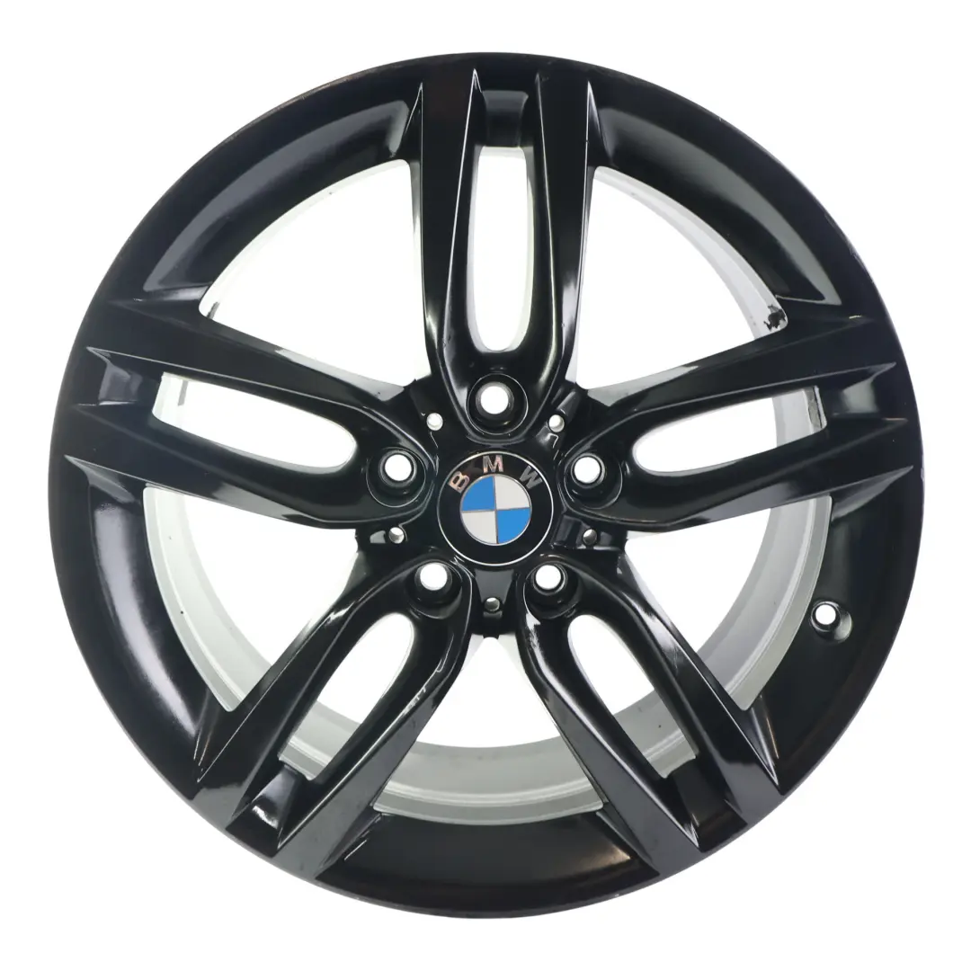 BMW F20 F21 Black Alloy Wheel Rim 18" 7,5J ET:45 M Double Spoke 461 - SKU 7846784-4 - Part number 7846784