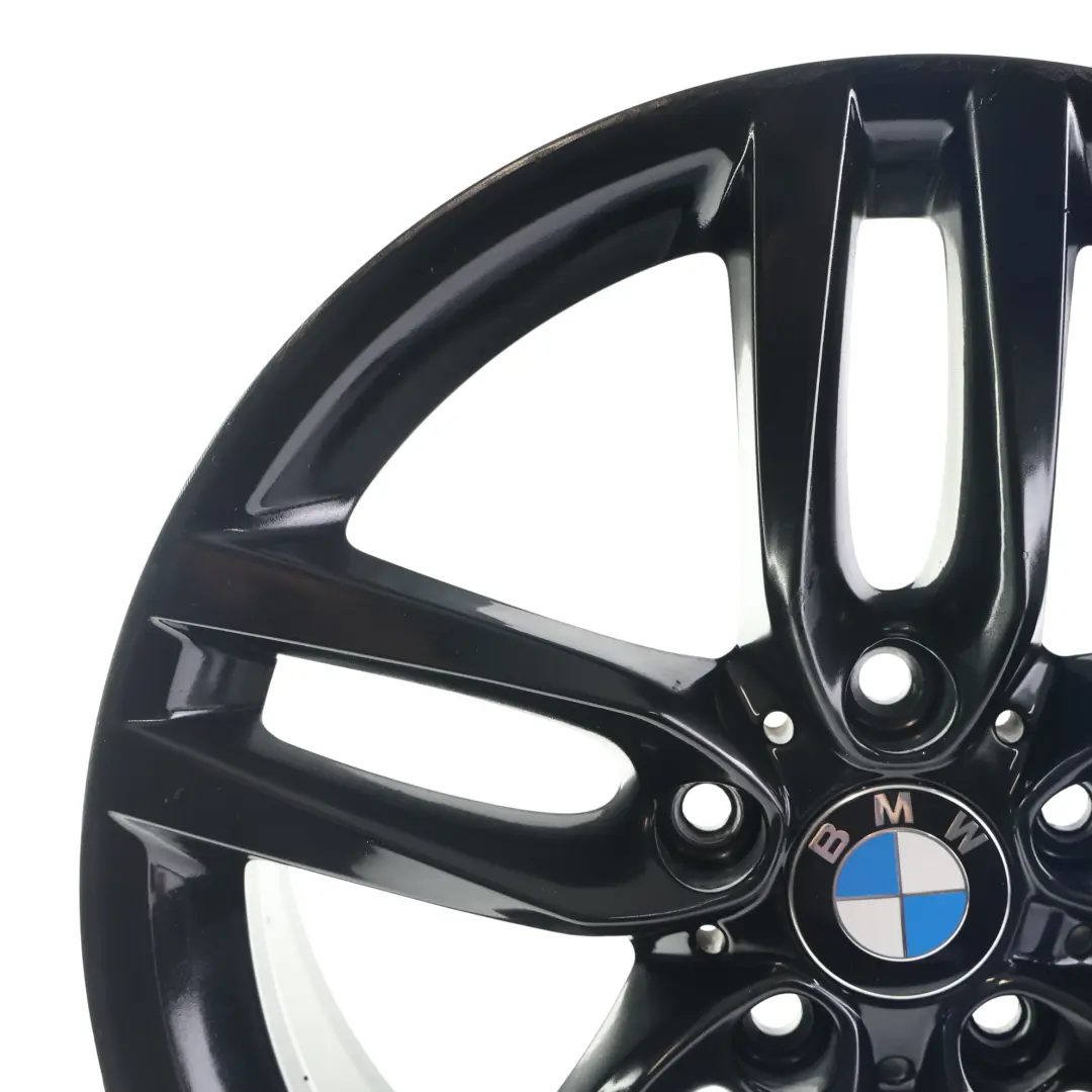 Alloy Wheel Rim 18" 7,5J ET:45 M Double Spoke 461 to BMW F20 F21 Black with Part number 7846784 BMW F20 F21 Black Alloy Wheel Rim 18" 7,5J ET:45 M Double Spoke 461 - SKU 7846784-4 - Part number 7846784
