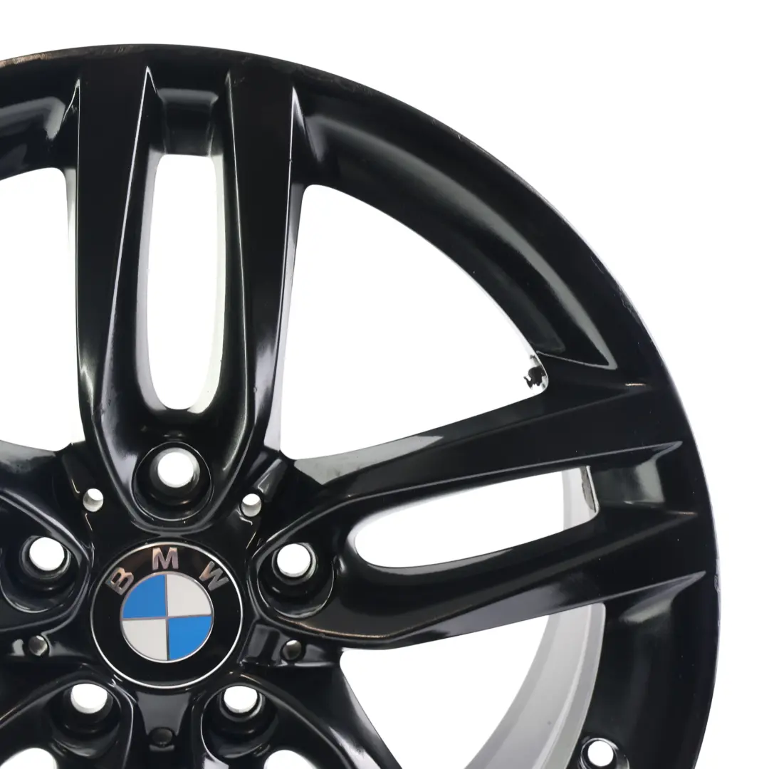 BMW F20 F21 Black Alloy Wheel Rim 18" 7,5J ET:45 M Double Spoke 461 - SKU 7846784-4 - Part number 7846784