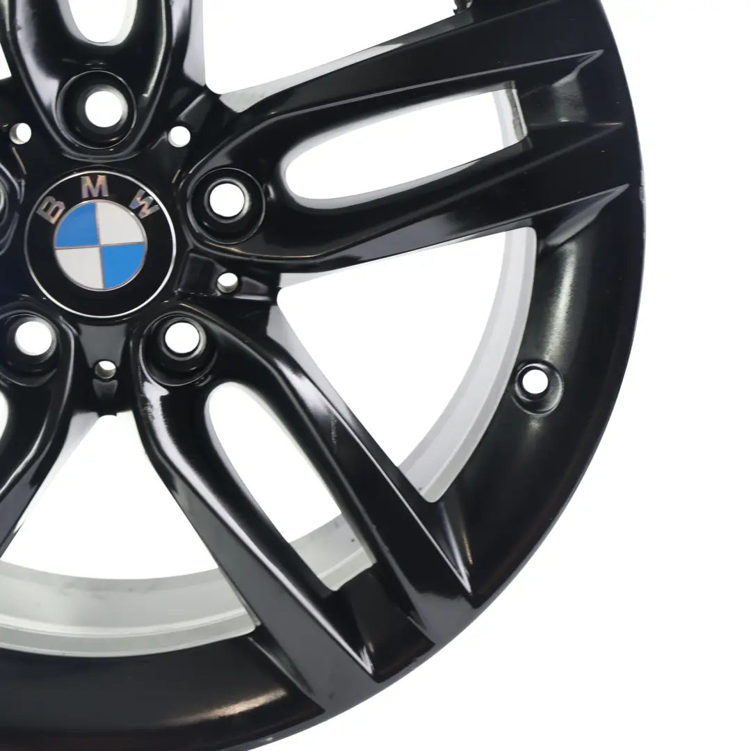 BMW F20 F21 Black Alloy Wheel Rim 18" 7,5J ET:45 M Double Spoke 461 - SKU 7846784-4 - Part number 7846784