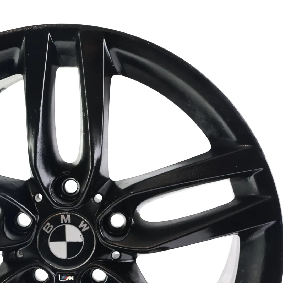 Alloy Wheel Rim 18" ET:52 8J M Double Spoke 461 to BMW F20 F21 Rear Black with Part number 7846785 BMW F20 F21 Rear Black Alloy Wheel Rim 18" ET:52 8J M Double Spoke 461 - SKU 7846785-4 - Part number 7846785