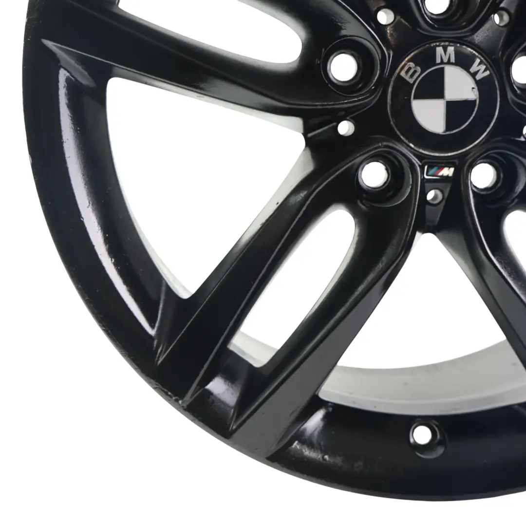 BMW F20 F21 Rear Black Alloy Wheel Rim 18" ET:52 8J M Double Spoke 461 - SKU 7846785-4 - Part number 7846785