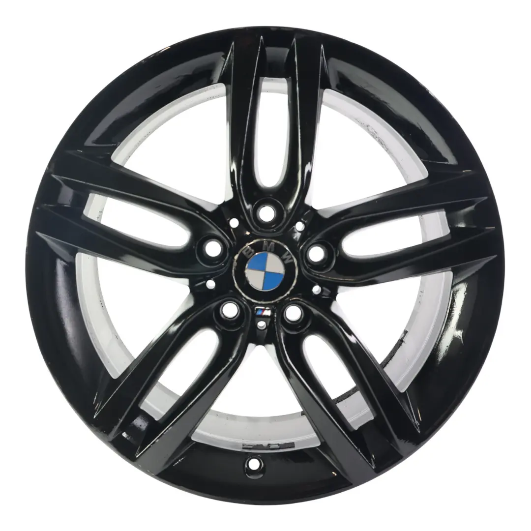 BMW F20 F21 Rear Black Alloy Wheel Rim 18" ET:52 8J M Double Spoke 461 - SKU 7846785-5 - Part number 7846785