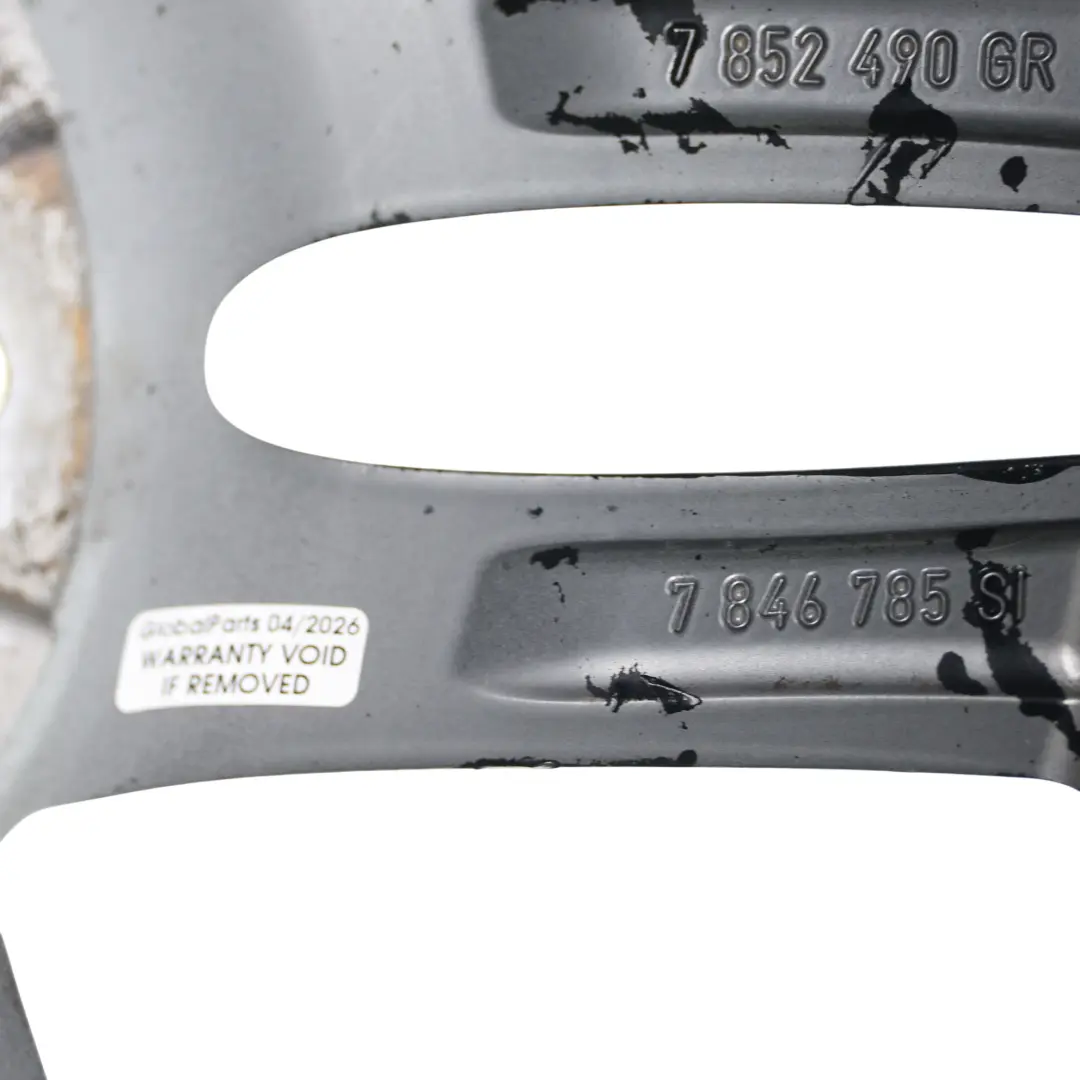 BMW F20 F21 Schwarz Leichtmetallfelge 18" ET:52 8J M Doppelspeiche 461 - SKU 7846785-5 - Teilenummer 7846785
