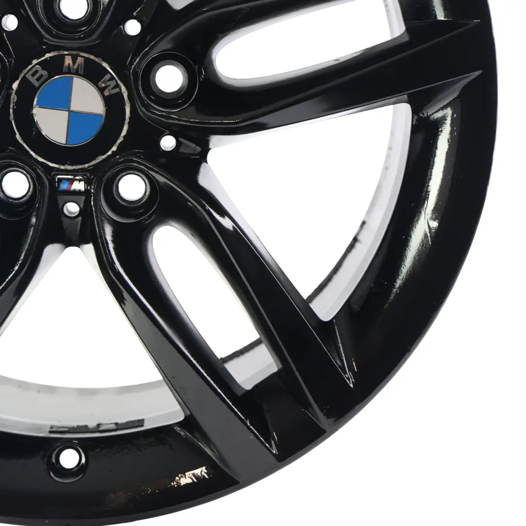 Alloy Wheel Rim 18" ET:52 8J M Double Spoke 461 to BMW F20 F21 Rear Black with Part number 7846785 BMW F20 F21 Rear Black Alloy Wheel Rim 18" ET:52 8J M Double Spoke 461 - SKU 7846785-5 - Part number 7846785